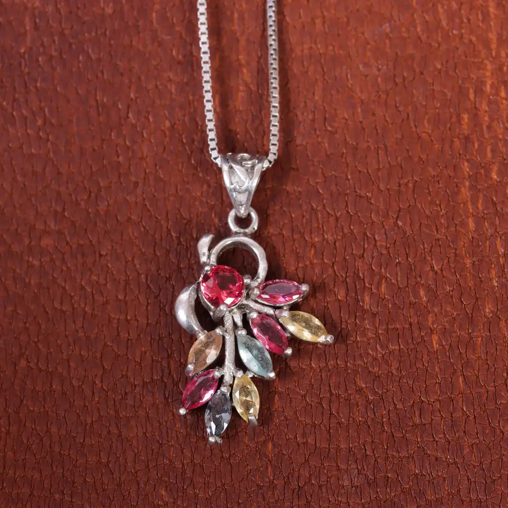 گردنبند میکس زنانه کد 16649