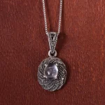 گردنبند دُر نجف زنانه کد 16661