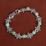 دستبند فیروزه زنانه کد 16792