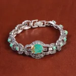 دستبند فیروزه زنانه کد 16808