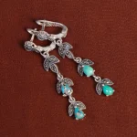 گوشواره فیروزه زنانه کد 16810