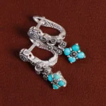 گوشواره فیروزه زنانه کد 16813