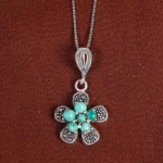 گردنبند فیروزه زنانه کد 16820