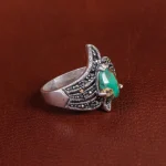 انگشتر فیروزه شجری زنانه کد 16823