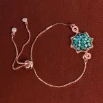 دستبند مسی فیروزه کوب کد 16881