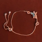 دستبند مسی فیروزه کوب کد 16883