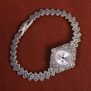 ساعت نقره زنانه کد 16888