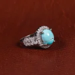 انگشتر فیروزه شجری زنانه کد 16930
