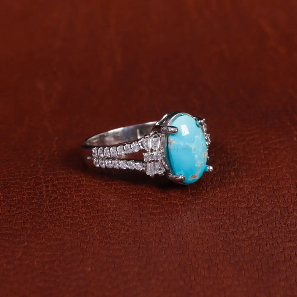 انگشتر فیروزه شجری زنانه کد 16947