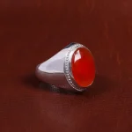 انگشتر عقیق مردانه کد 16975