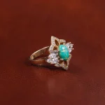 انگشتر فیروزه شجری زنانه کد 17262