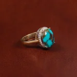 انگشتر فیروزه شجری زنانه کد 17266