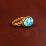 انگشتر فیروزه شجری زنانه کد 17270