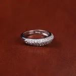 انگشتر موزانايت زنانه کد 17299