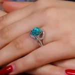 انگشتر فیروزه شجری زنانه کد 16586