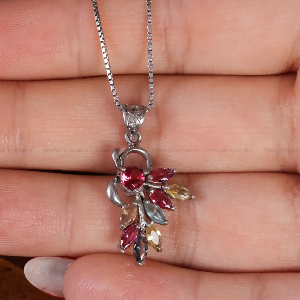 گردنبند میکس زنانه کد 16649