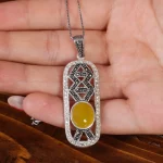 گردنبند شرف الشمس زنانه کد 16662