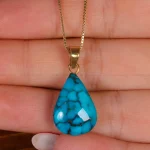 گردنبند فیروزه کد 16737