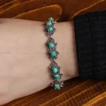 دستبند فیروزه زنانه کد 16794