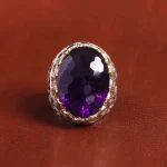 انگشتر آمیتیست مردانه کد 16907