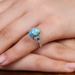 انگشتر فیروزه شجری زنانه کد 16927