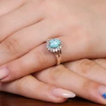 انگشتر فیروزه شجری زنانه کد 16936
