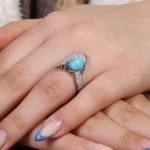 انگشتر فیروزه شجری زنانه کد 16955