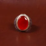 انگشتر عقیق مردانه کد 16968