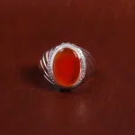 انگشتر عقیق مردانه کد 16974