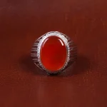 انگشتر عقیق مردانه کد 16982