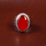 انگشتر عقیق مردانه کد 16984