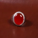 انگشتر عقیق مردانه کد 16986