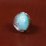 انگشتر فیروزه شجری مردانه کد 16996