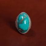 انگشتر فیروزه شجری مردانه کد 17032