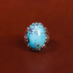 انگشتر فیروزه شجری مردانه کد 17179