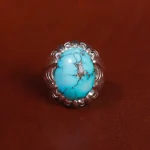 انگشتر فیروزه شجری مردانه کد 17182