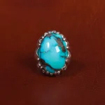 انگشتر فیروزه شجری مردانه کد 17185