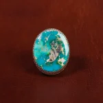 انگشتر فیروزه شجری مردانه کد 17198