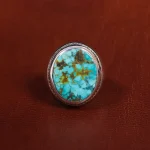 انگشتر فیروزه شجری مردانه کد 17253
