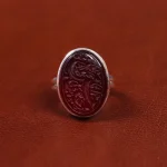 انگشتر عقیق مردانه کد 17256