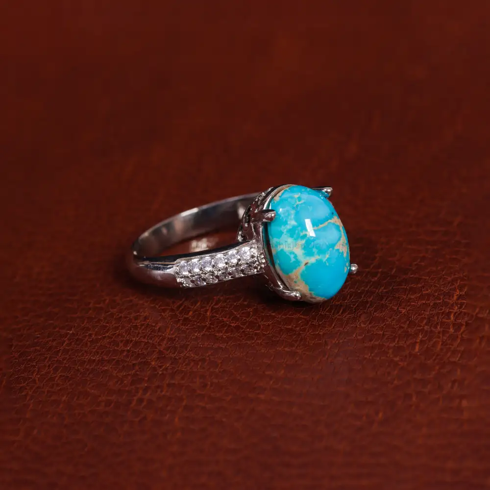 انگشتر فیروزه شجری زنانه کد 16833