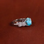 انگشتر فیروزه شجری زنانه کد 16838