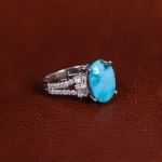 انگشتر فیروزه شجری زنانه کد 16840