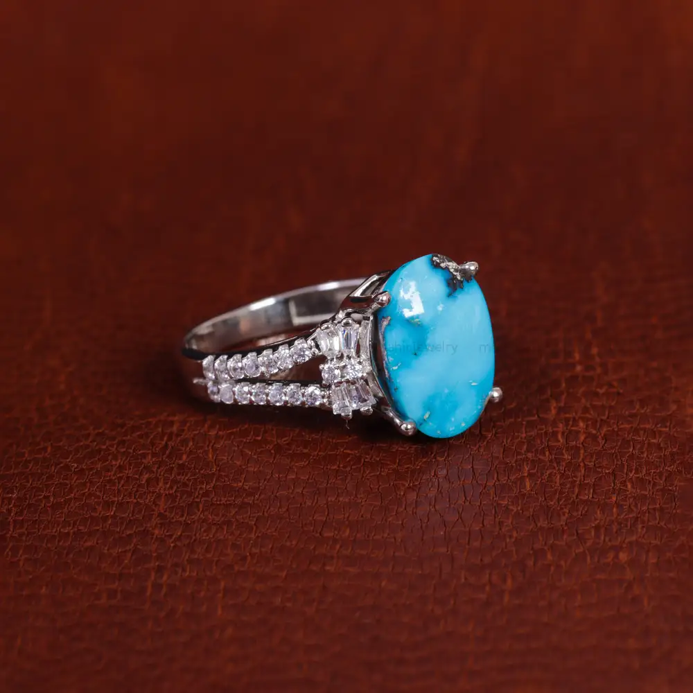 انگشتر فیروزه شجری زنانه کد 16840