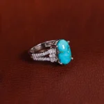 انگشتر فیروزه شجری زنانه کد 16847