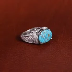 انگشتر فیروزه شجری زنانه کد 16852