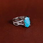 انگشتر فیروزه شجری زنانه کد 16855