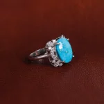 انگشتر فیروزه شجری زنانه کد 16861