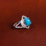 انگشتر فیروزه شجری زنانه کد 16865