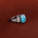 انگشتر فیروزه شجری زنانه کد 16868